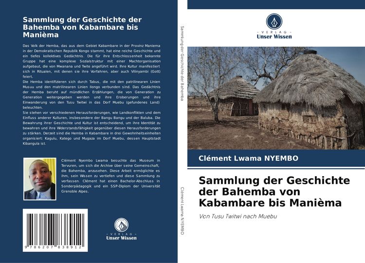 Produktbild: Sammlung der Geschichte der Bahemba von Kabambare bis Mani&egrave;ma