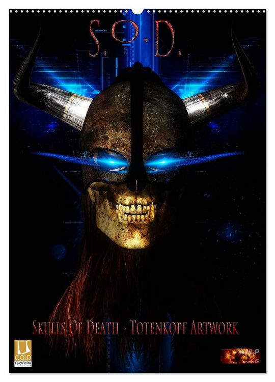 Produktbild: S.O.D. - Skulls Of Death Vol. I - Totenkopf Artworks (Wandkalender 2026 DIN A2 hoch), CALVENDO Monatskalender