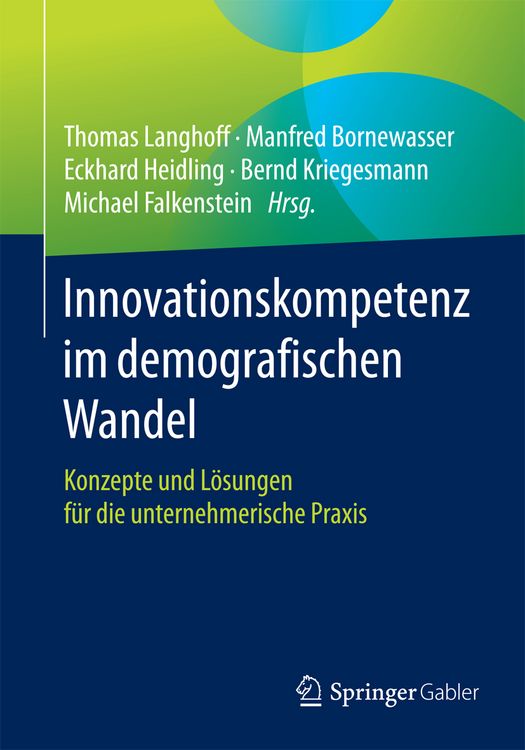 Produktbild: Innovationskompetenz im demografischen Wandel