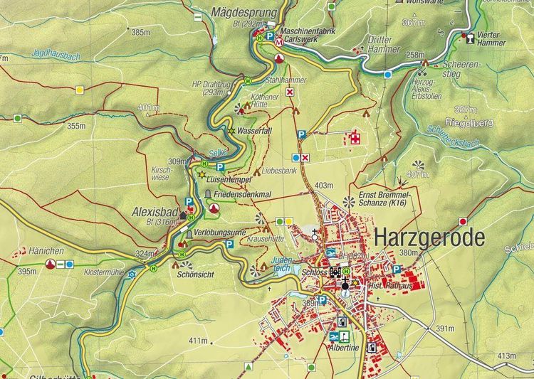 Produktbild: Wanderkarte Der &Ouml;stliche Harz 1:50.000