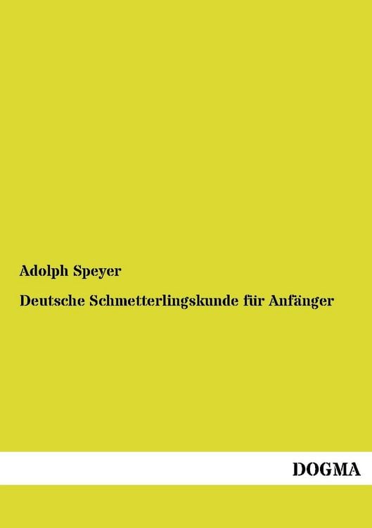 Produktbild: Deutsche Schmetterlingskunde f&uuml;r Anf&auml;nger
