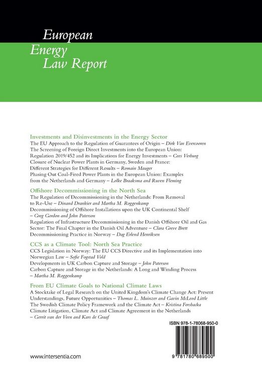 Produktbild: European Energy Law Report XIII