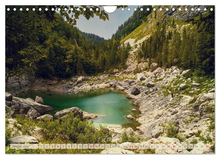 Produktbild: Slowenische Landschaften (Wandkalender 2026 DIN A4 quer), CALVENDO Monatskalender