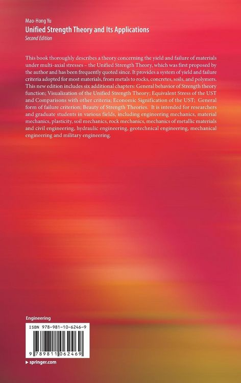 Produktbild: Unified Strength Theory and Its Applications