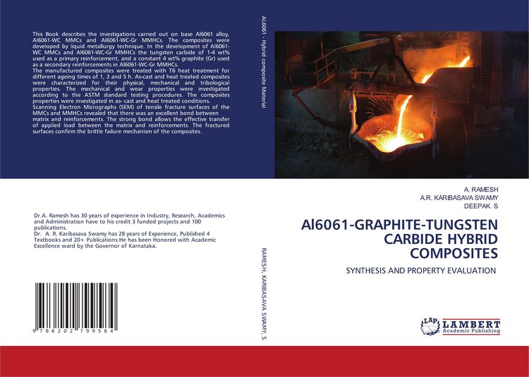 Produktbild: Al6061-Graphite-Tungsten Carbide Hybrid Composites