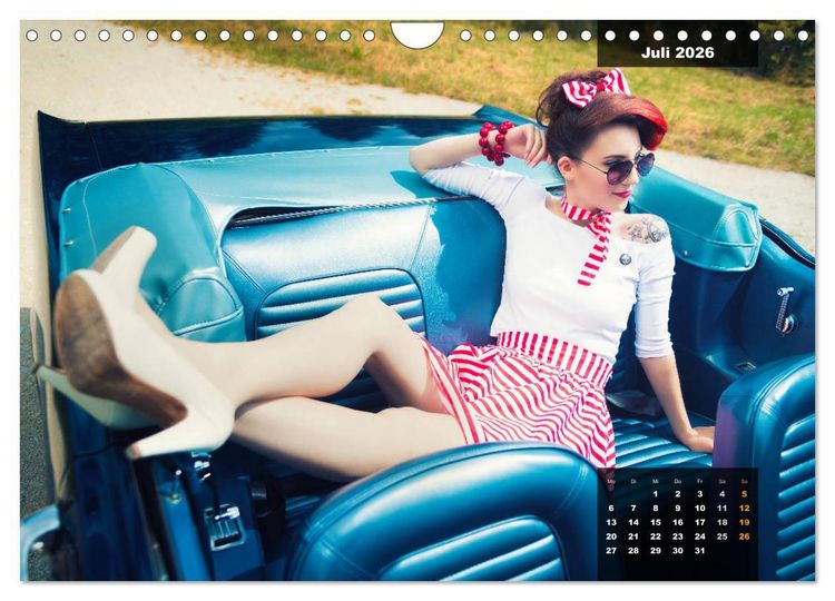 Produktbild: Rockabilly - Back to the 50s (Wandkalender 2026 DIN A4 quer), CALVENDO Monatskalender