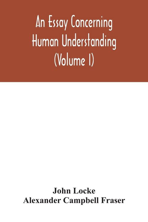 Produktbild: An essay concerning human understanding (Volume I)