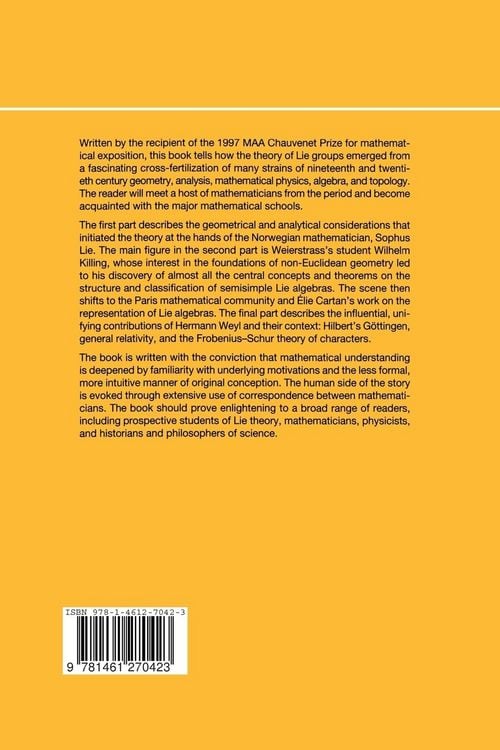 Produktbild: Emergence of the Theory of Lie Groups