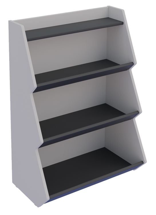 Produktbild: Holz Kinderregal B&uuml;cherregal Kinder Regal Malusa