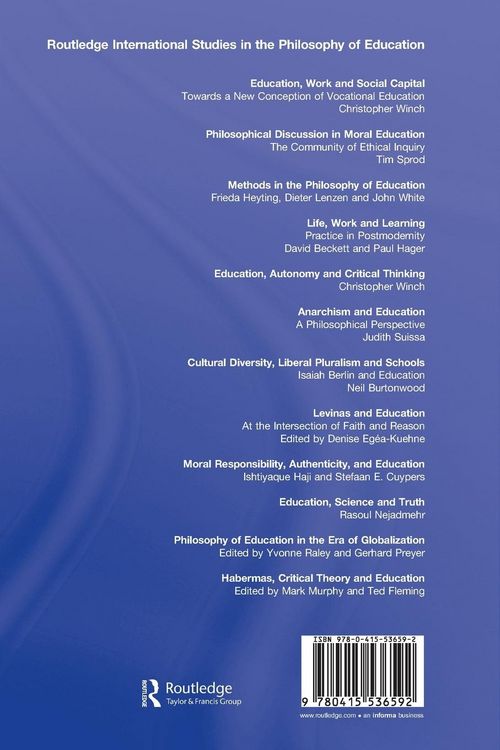 Produktbild: Habermas, Critical Theory and Education