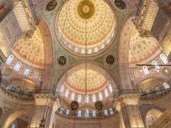 Produktbild: CALVENDO Puzzle Kuppeln der Neuen Moschee | 1000 Teile Lege-Gr&ouml;&szlig;e 64x48cm Foto-Puzzle f&uuml;r gl&uuml;ckliche Stunden