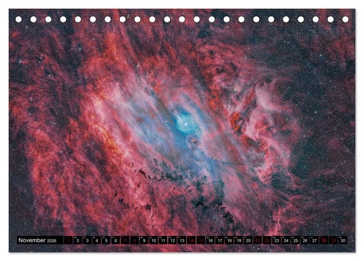Produktbild: Deepsky XVIII (Tischkalender 2026 DIN A5 quer), CALVENDO Monatskalender