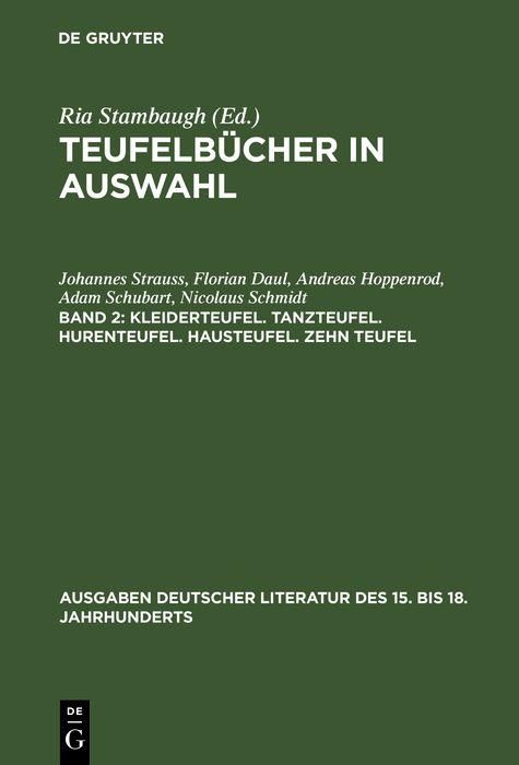 Produktbild: Kleiderteufel. Tanzteufel. Hurenteufel. Hausteufel. Zehn Teufel