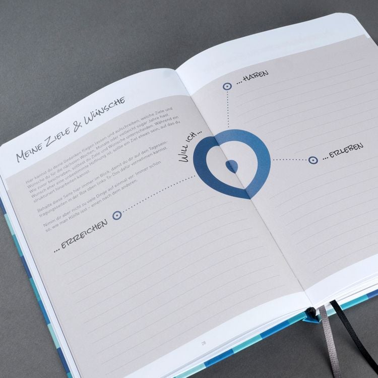 Produktbild: MyMindy Journal, Squary Blue