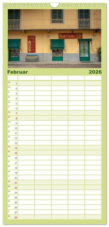 Produktbild: Familienplaner 2026 - Barolo in den H&uuml;geln des Langhe mit 5 Spalten (Wandkalender, 21 x 45 cm) CALVENDO