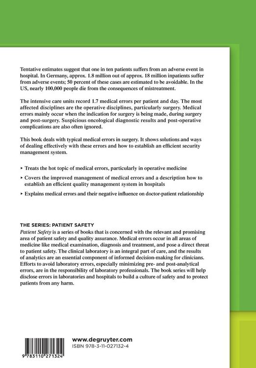 Produktbild: Malpractice in Surgery