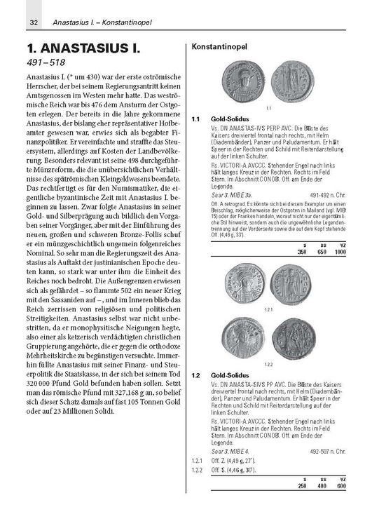 Produktbild: Die M&uuml;nzen des Byzantinischen Reiches 491-1453