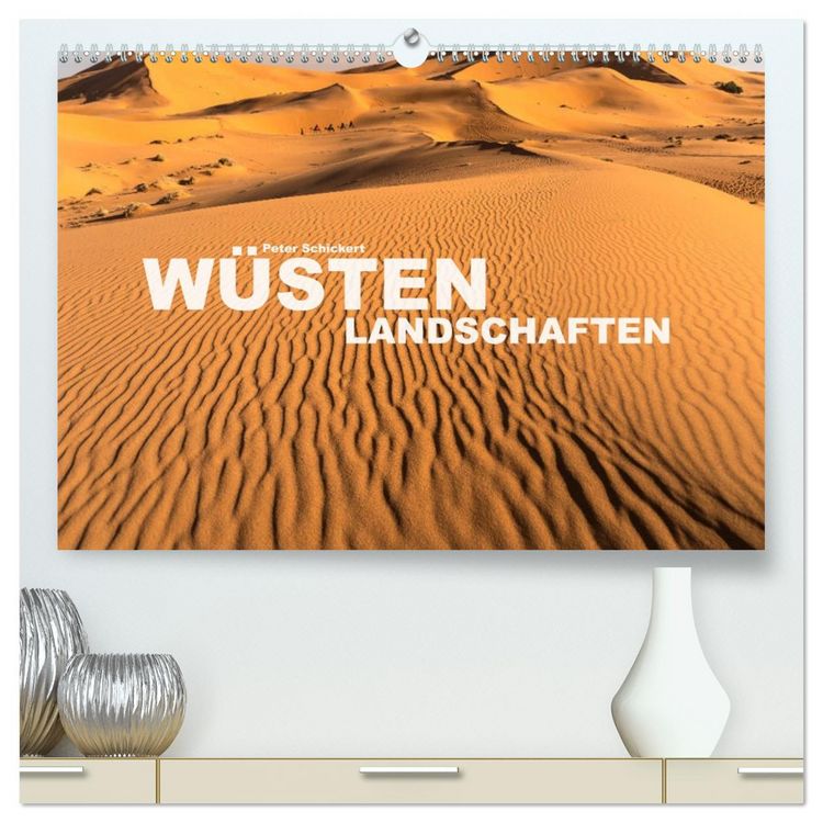Produktbild: W&uuml;stenlandschaften (hochwertiger Premium Wandkalender 2026 DIN A2 quer), Kunstdruck in Hochglanz