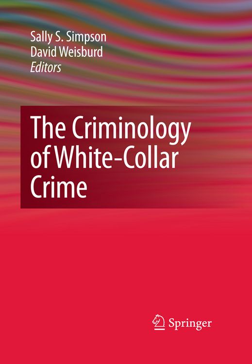 Produktbild: The Criminology of White-Collar Crime