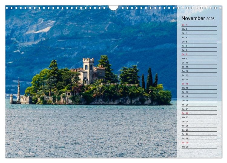 Produktbild: Impressionen vom Iseosee (Wandkalender 2026 DIN A3 quer), CALVENDO Monatskalender