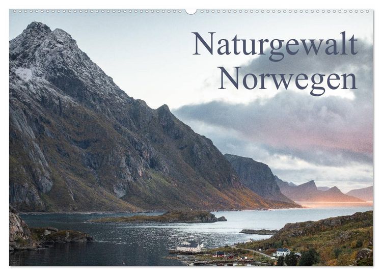 Produktbild: Naturgewalt Norwegen (Wandkalender 2026 DIN A2 quer), CALVENDO Monatskalender
