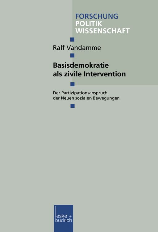 Produktbild: Basisdemokratie als zivile Intervention