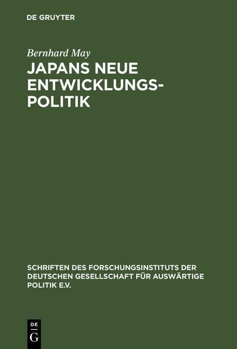 Produktbild: Japans neue Entwicklungspolitik