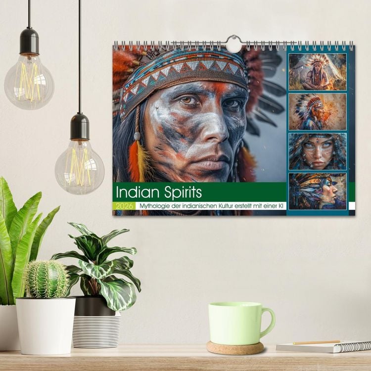 Produktbild: Indian Spirits (Wandkalender 2026 DIN A4 quer), CALVENDO Monatskalender