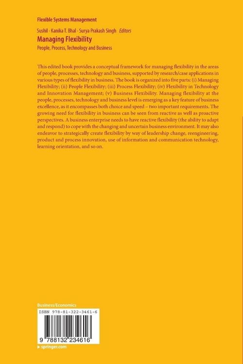 Produktbild: Managing Flexibility