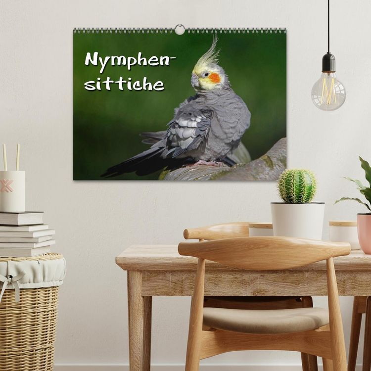 Produktbild: Nymphensittiche (Wandkalender 2026 DIN A3 quer), CALVENDO Monatskalender
