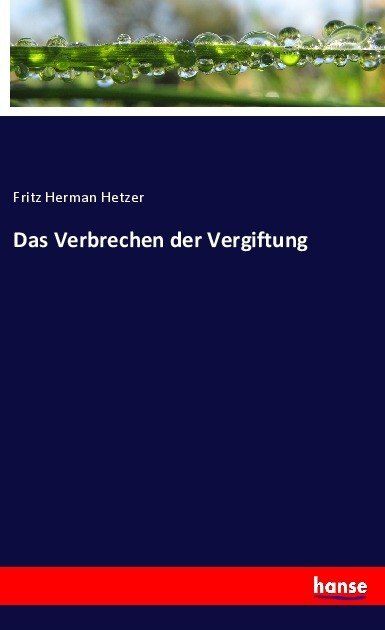Produktbild: Das Verbrechen der Vergiftung