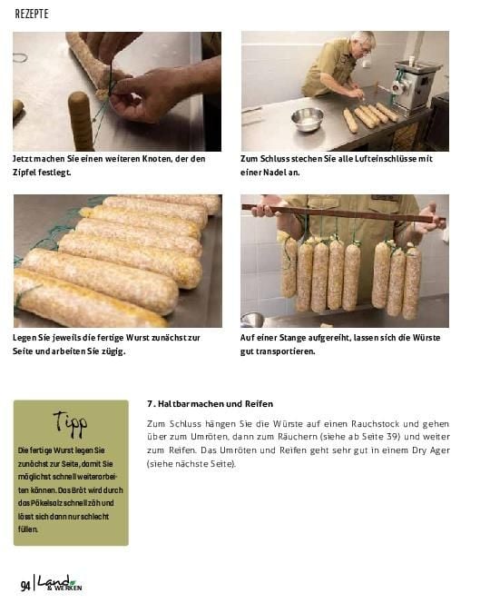 Produktbild: Wildwurst selber machen: Brat-, Roh- & Br&uuml;hwurst