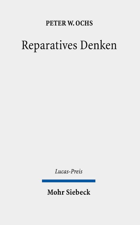 Produktbild: Reparatives Denken