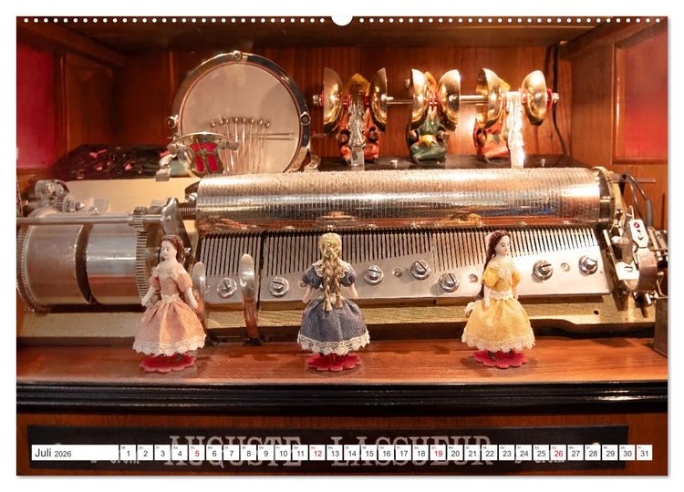 Produktbild: Selbstspielende Musikinstrumente (Wandkalender 2026 DIN A2 quer), CALVENDO Monatskalender