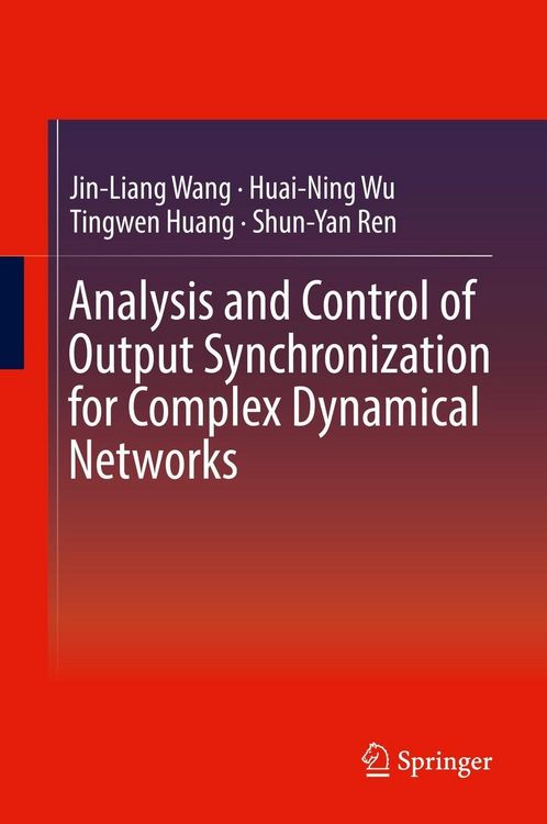 Produktbild: Analysis and Control of Output Synchronization for Complex Dynamical Networks