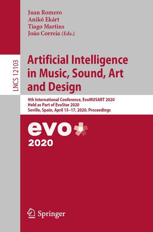 Produktbild: Artificial Intelligence in Music, Sound, Art and Design