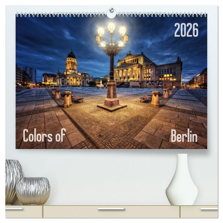 Produktbild: Colors of Berlin 2026 (hochwertiger Premium Wandkalender 2026 DIN A2 quer), Kunstdruck in Hochglanz