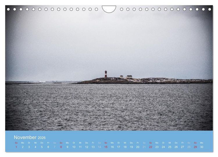 Produktbild: Leuchtfeuer der norwegischen K&uuml;ste (Wandkalender 2026 DIN A4 quer), CALVENDO Monatskalender