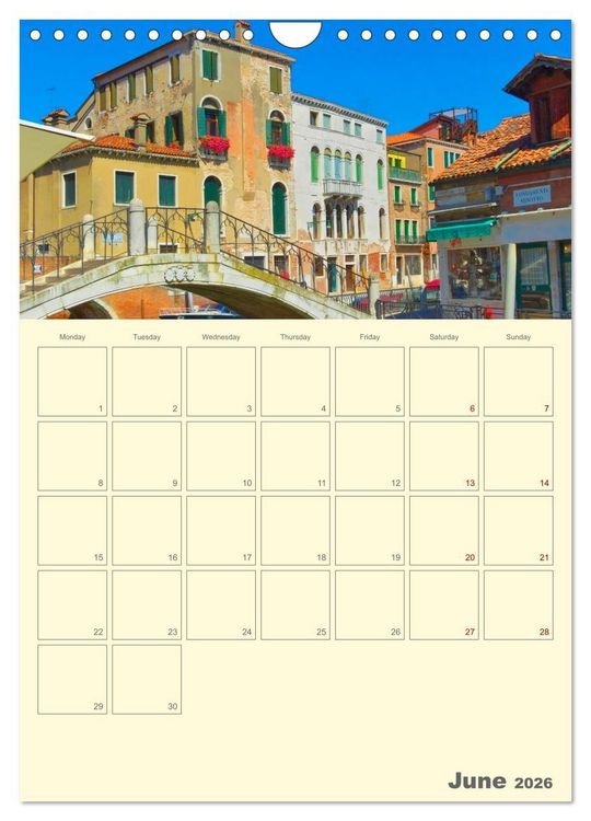 Produktbild: Romantic Northern Italy (Wall Calendar 2026 DIN A4 portrait), CALVENDO 12 Month Wall Calendar