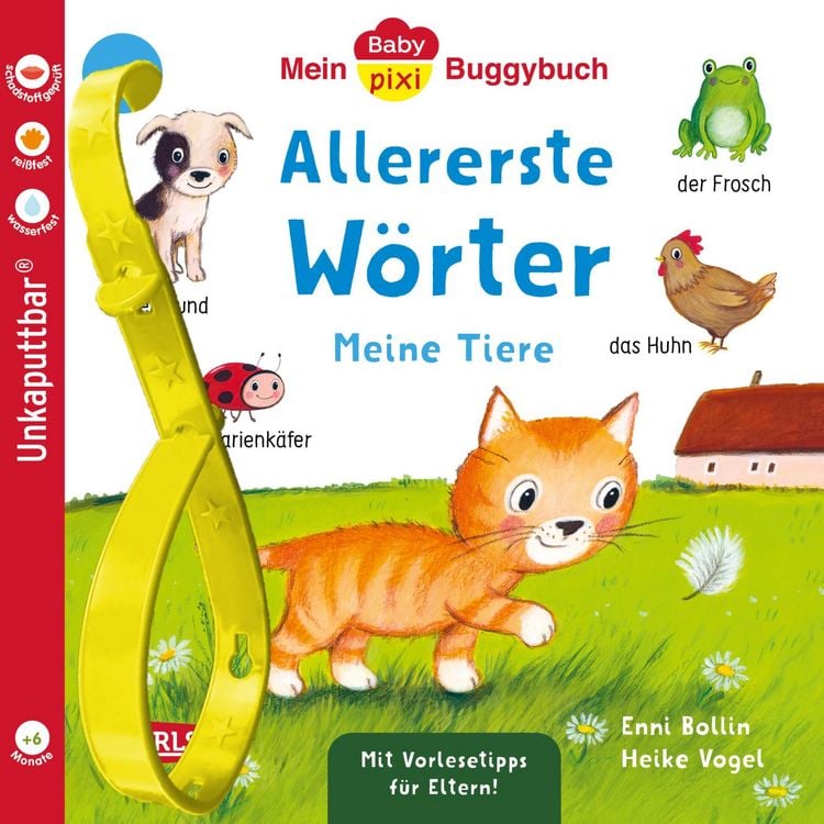 Produktbild: Baby Pixi (unkaputtbar) 179: Mein Baby-Pixi-Buggybuch: Allererste W&ouml;rter: Meine Tiere