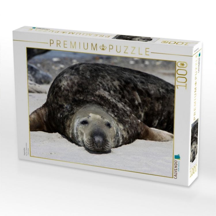 Produktbild: CALVENDO Puzzle Kegelrobbe | 1000 Teile Lege-Gr&ouml;&szlig;e 64x48cm Foto-Puzzle f&uuml;r gl&uuml;ckliche Stunden