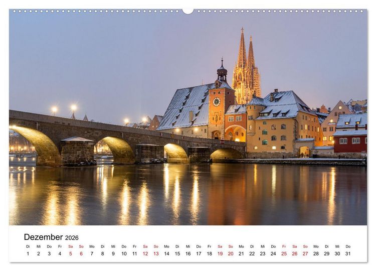 Produktbild: Lichter der Stadt (hochwertiger Premium Wandkalender 2026 DIN A2 quer), Kunstdruck in Hochglanz