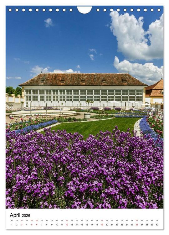 Produktbild: Schloss Hof &ndash; Die Perle unter den Marchfeldschl&ouml;ssern (Wandkalender 2026 DIN A4 hoch), CALVENDO Monatskalender