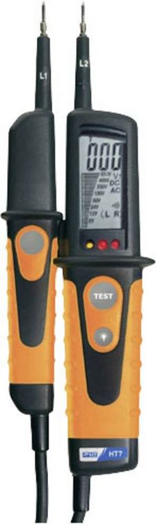 Produktbild: HT Instruments HT7 Zweipoliger Spannungspr&uuml;fer CAT III 1000 V, CAT IV 600V LCD, LED, Akustik