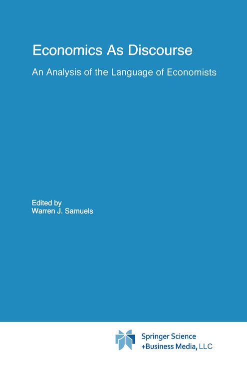 Produktbild: Economics As Discourse