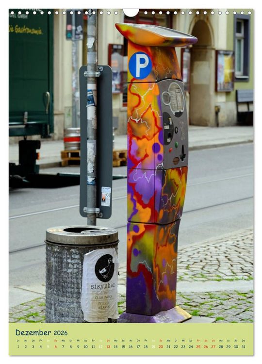 Produktbild: Dresdner Szenenviertel Neustadt (Wandkalender 2026 DIN A3 hoch), CALVENDO Monatskalender