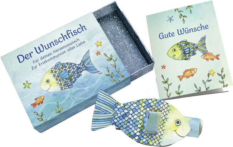 Produktbild: Der Wunschfisch. F&uuml;r deinen Herzenswunsch. Zur Erstkommunion alles Liebe