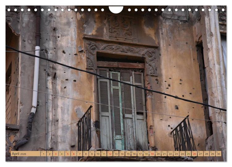 Produktbild: Beirut - auferstanden aus Ruinen (Wandkalender 2026 DIN A4 quer), CALVENDO Monatskalender