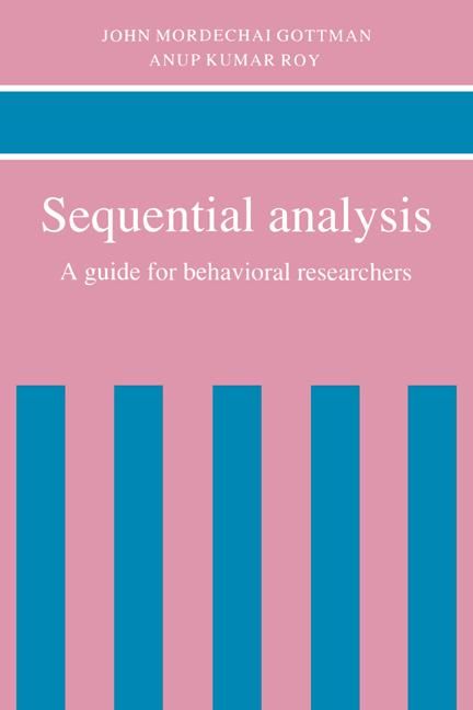 Produktbild: Sequential Analysis