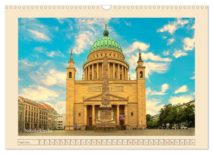 Produktbild: Potsdam - Schl&ouml;sser, Parks und der Alte Fritz (Wandkalender 2026 DIN A3 quer), CALVENDO Monatskalender